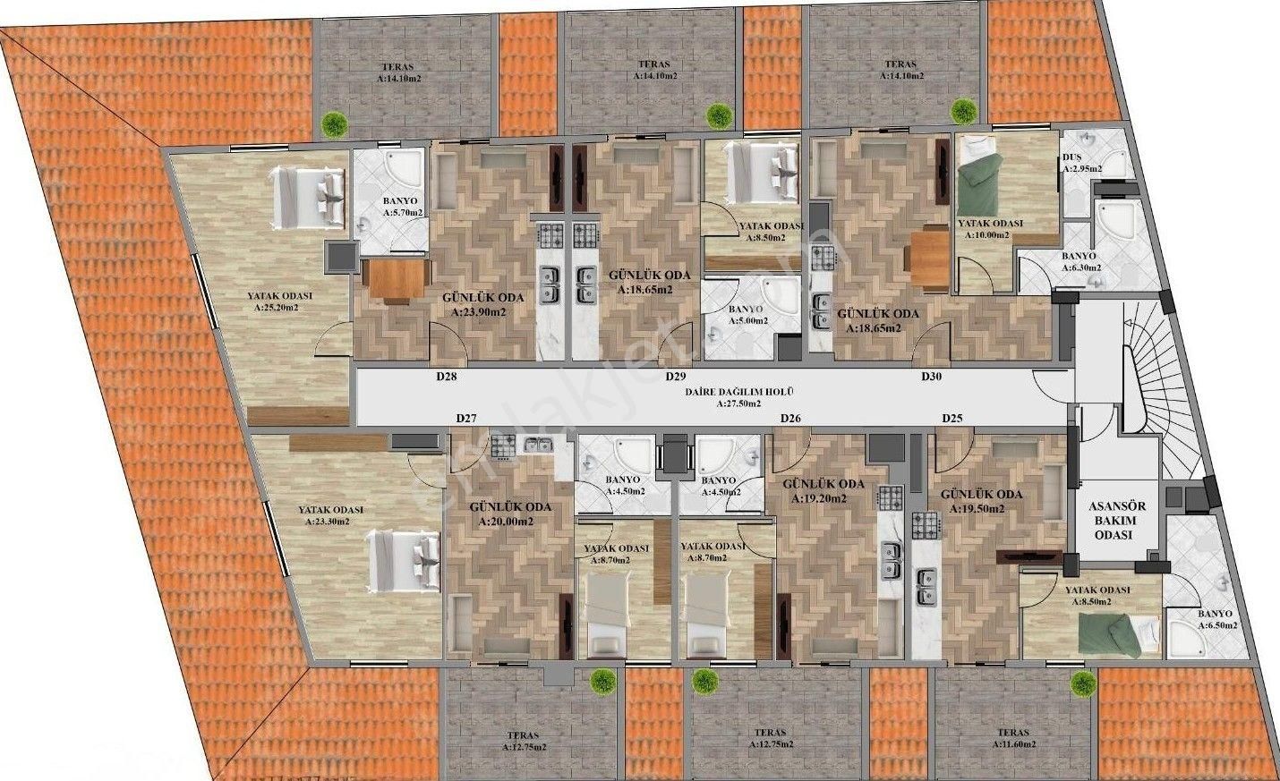 (videolu) 1 Milyon Peşinat İle | 9 Taksit'e Kadar Taksit İmkanı | 2+1 Daireler - Görsel 5