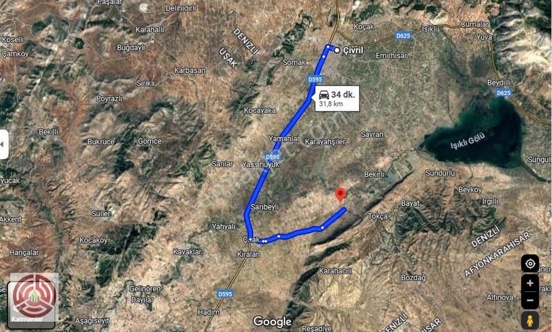 Acil Satılık Denizli Çivril Tokça Mahallesinde 2.930 M² Tarla - Görsel 2