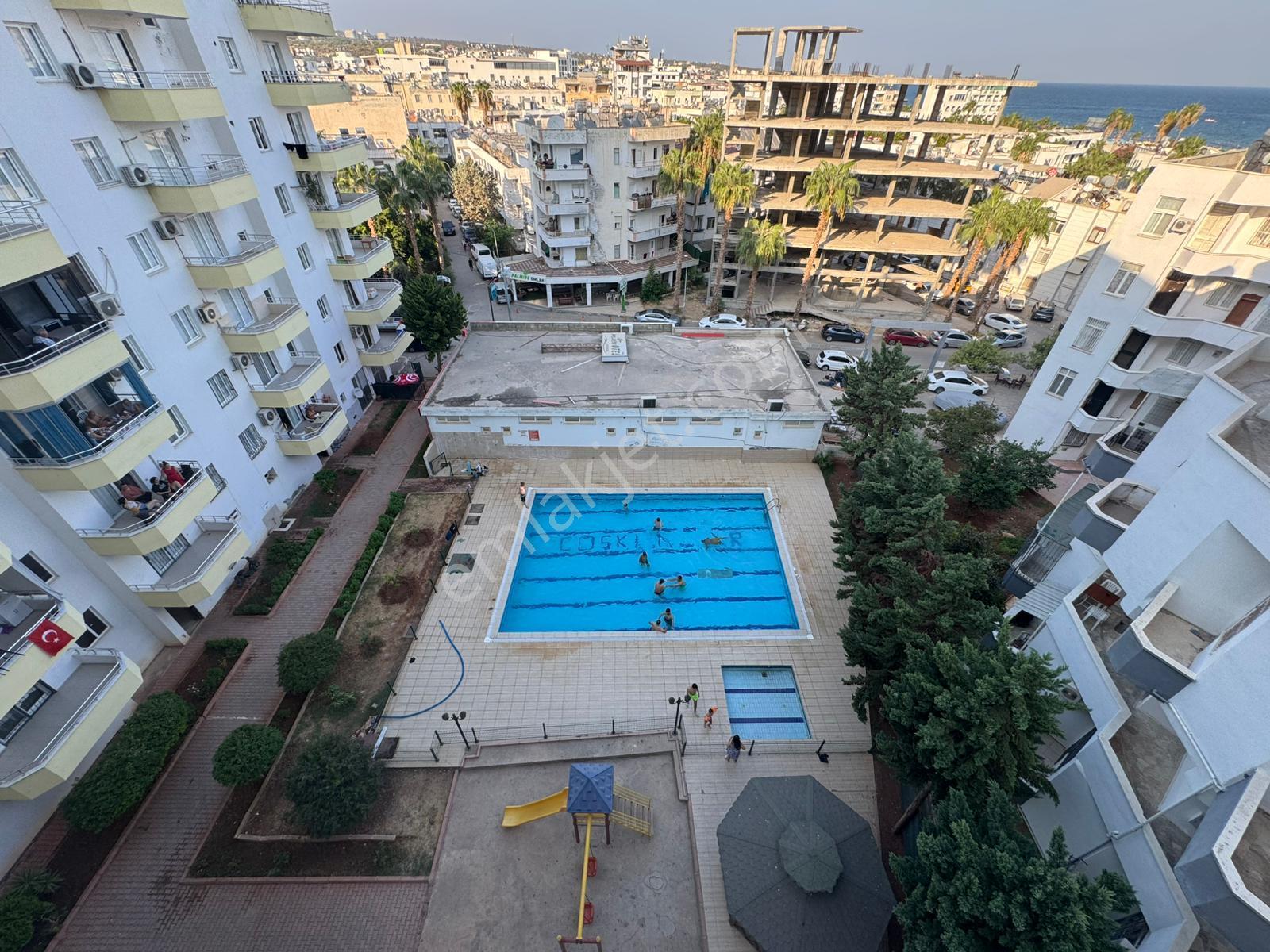 Kızkalesinde 2+1 Havuzlu Deniz Manzaralı Satılık Daire - Görsel 6