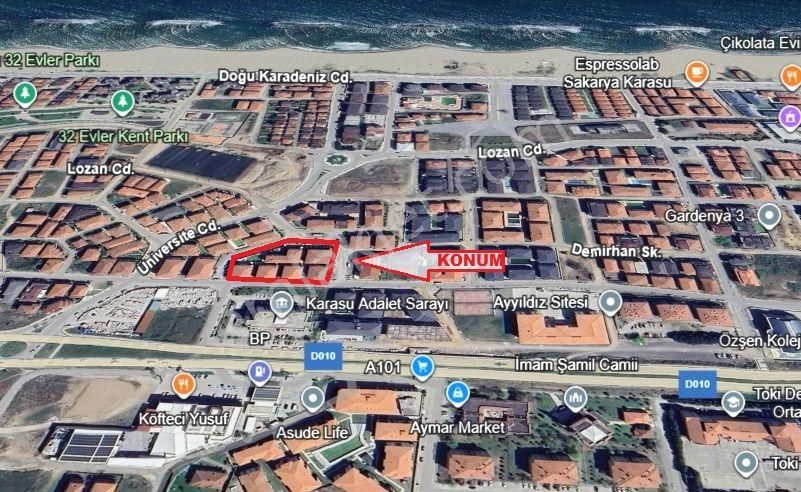 Karasu Adliye Bölgesi Havuzlu Sitede Kiralık 2+1 Daire - Görsel 5