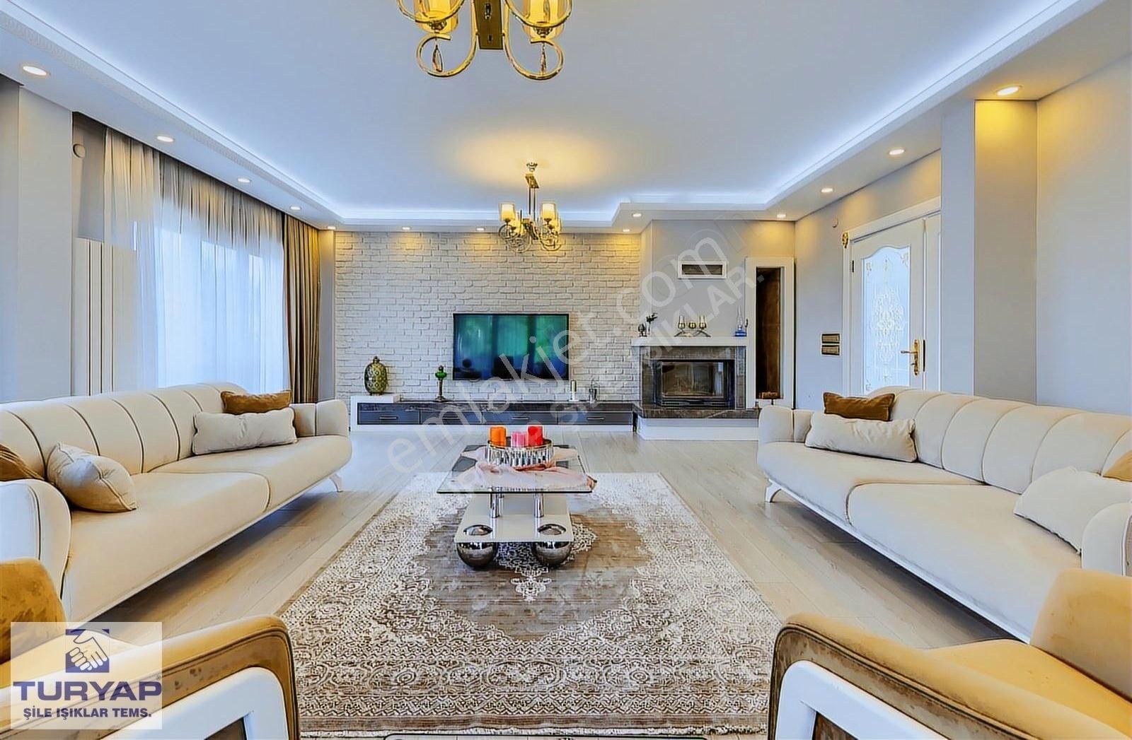 Şile Kumbaba'da 1162 M2 Arsa İçi Havuzlu 5+1 Eşyalı Lüks Villa. - Görsel 13