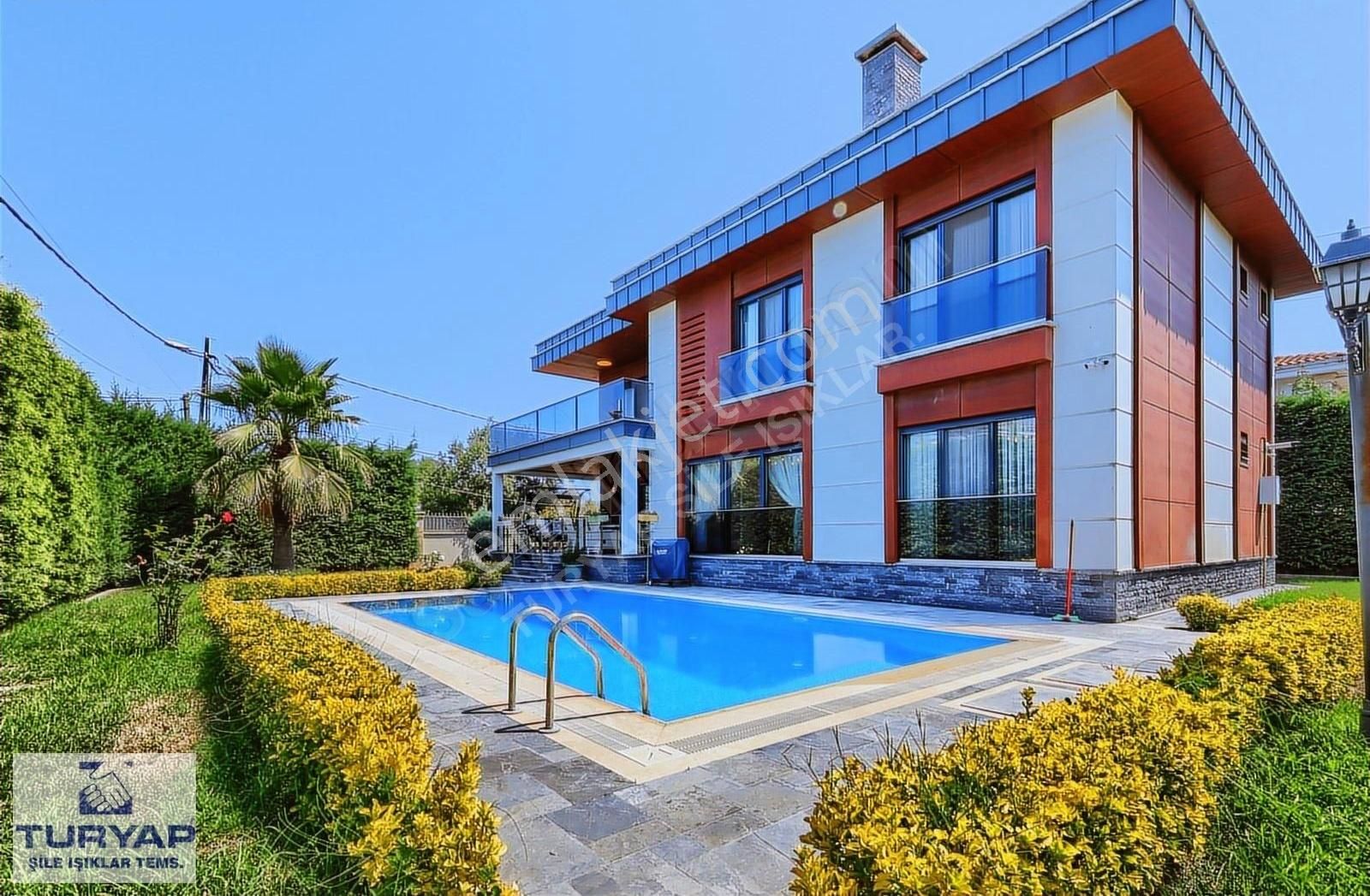 Şile Kumbaba'da 1162 M2 Arsa İçi Havuzlu 5+1 Eşyalı Lüks Villa. - Görsel 30