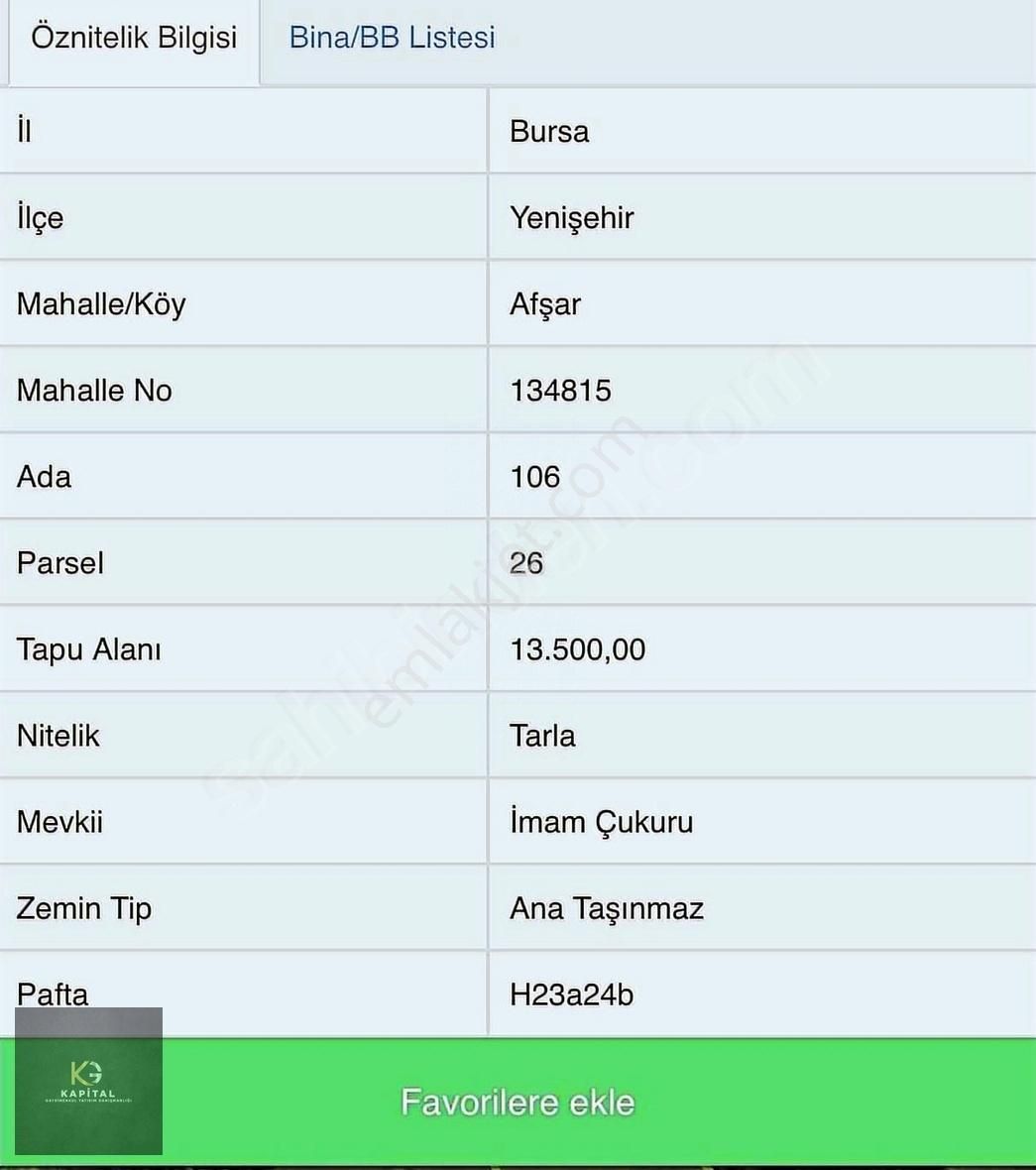 Yenişehir Afşar 13.500 M2 Her Türlü Takasa Uygun Manzaralı Arazi - Görsel 5