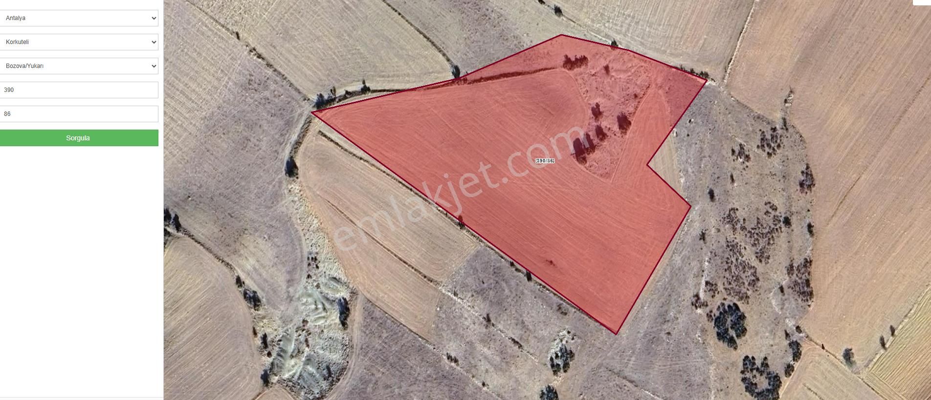 Korkuteli Yukarı Bozova Satılık Tarla - Görsel 2