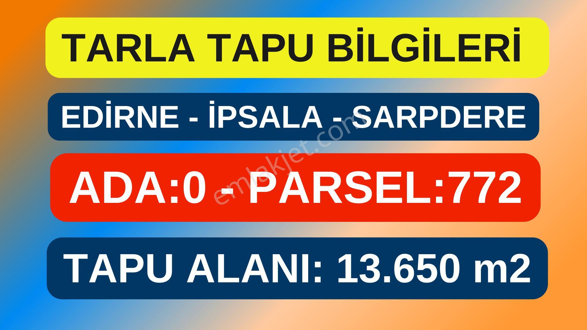 Edirne İpsala Sarpdere-satılık Tarla-yolu Var-29 Dekar - Görsel 8