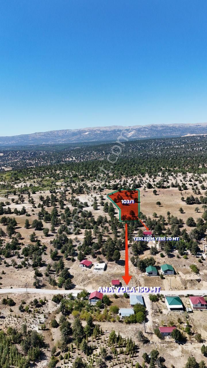Thor'dan Satılık Erdemli Tozlu Yaylası 7404 M2 Arsa - Görsel 5