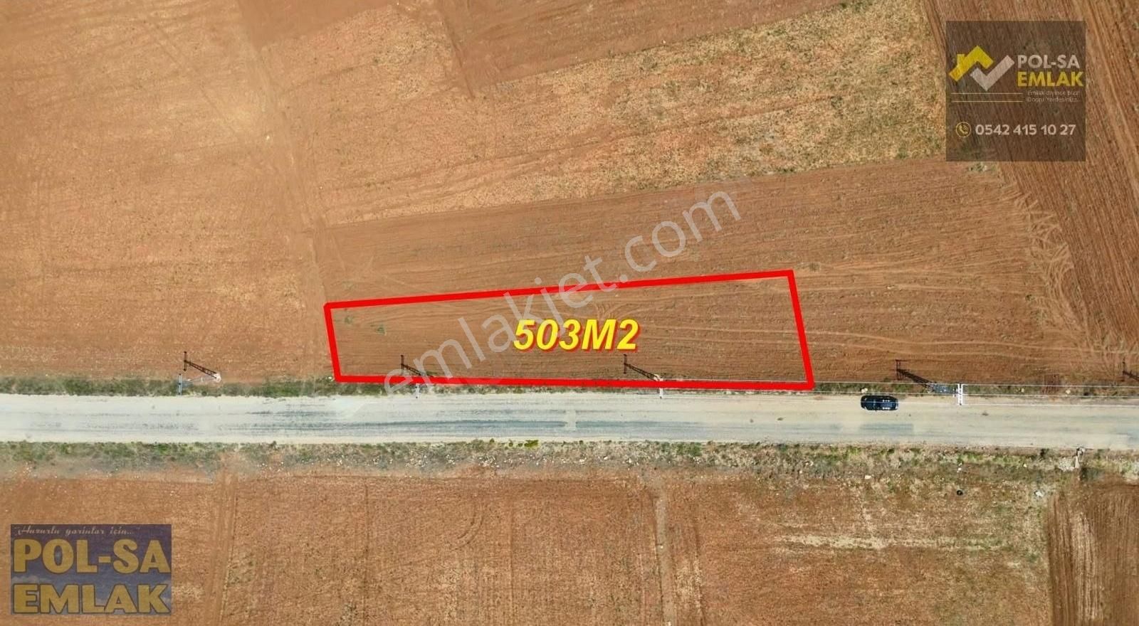 Korkuteli İmecik Köyü Satılık 503m2 Tarla Asfalt Yola Cephe - Görsel 5