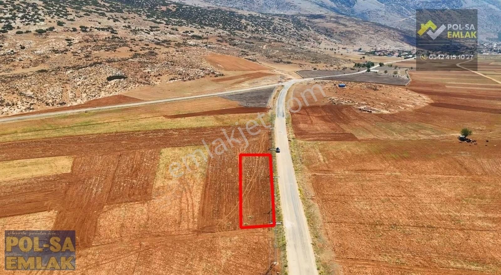 Korkuteli İmecik Köyü Satılık 503m2 Tarla Asfalt Yola Cephe - Görsel 4