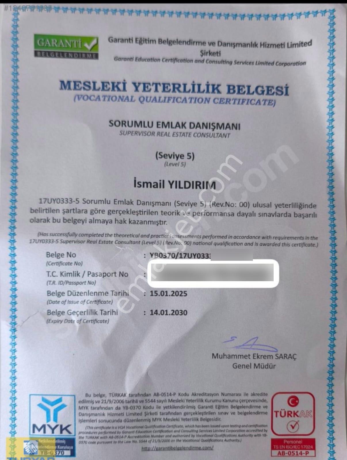 Yıldırım Emlaktan İslahiye Göltepe Mah. 5.841 M2 Satılık Tarla - Görsel 2