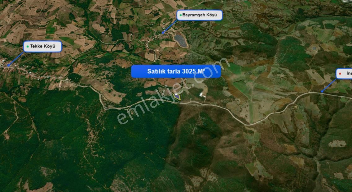 Roma' Dan Bayramşah Mh' De Satılık Tarla - Görsel 6