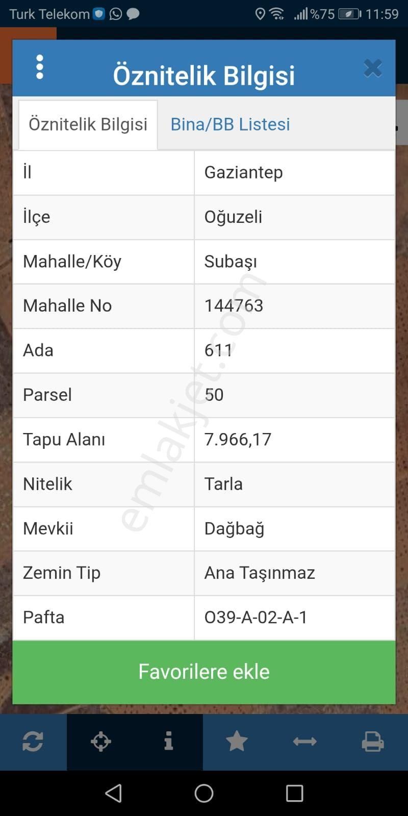 Oğuzeli Subaşı Zirve De Satılık - Görsel 2