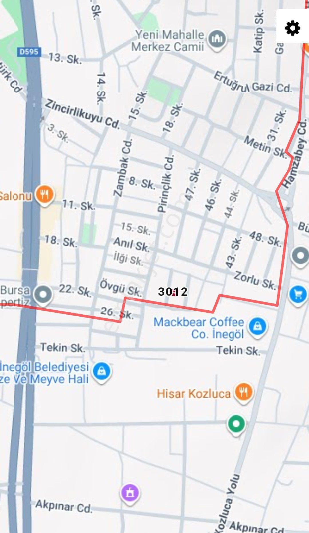 Lookhause Bursa İnegöl Alanyurt Satılık Arsa - Görsel 9