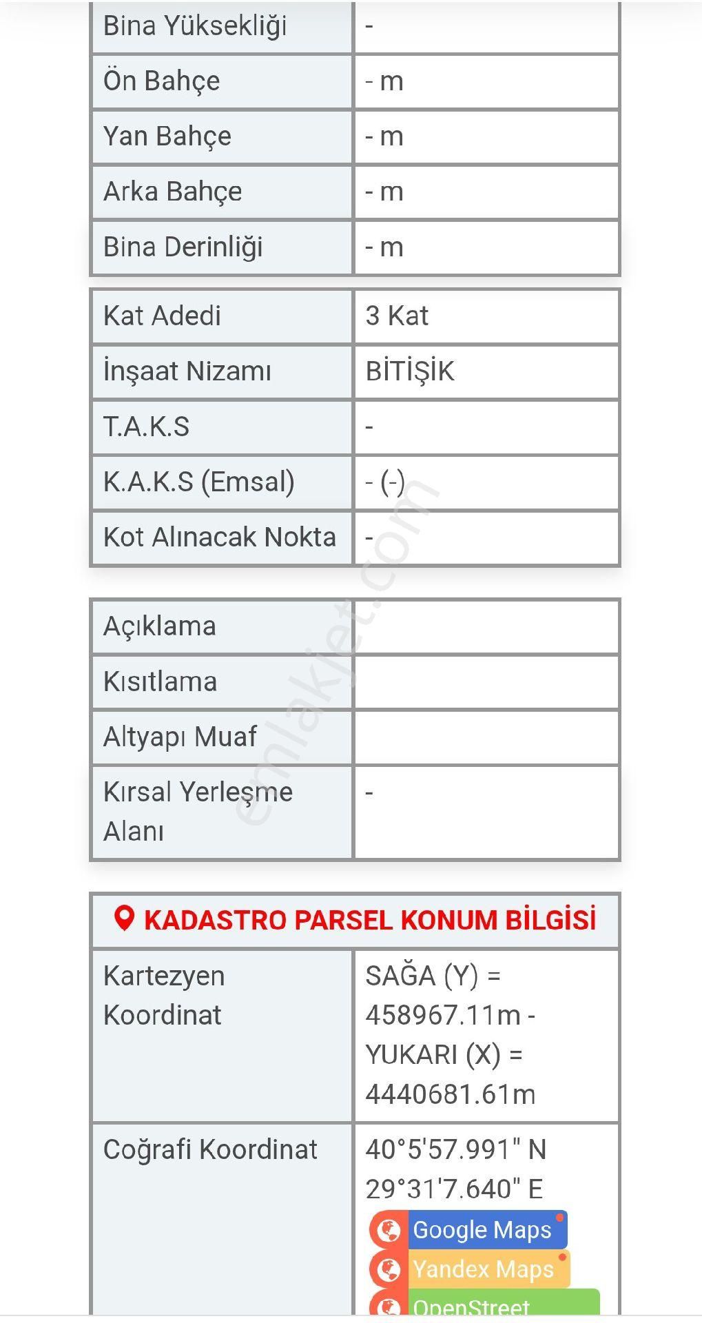 Lookhause Bursa İnegöl Alanyurt Satılık Arsa - Görsel 12