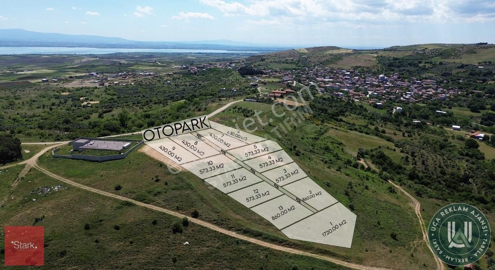 Karacabey Karakoca Toki Ve Göl Manzaralı Satılık Tarlalar - Görsel 2