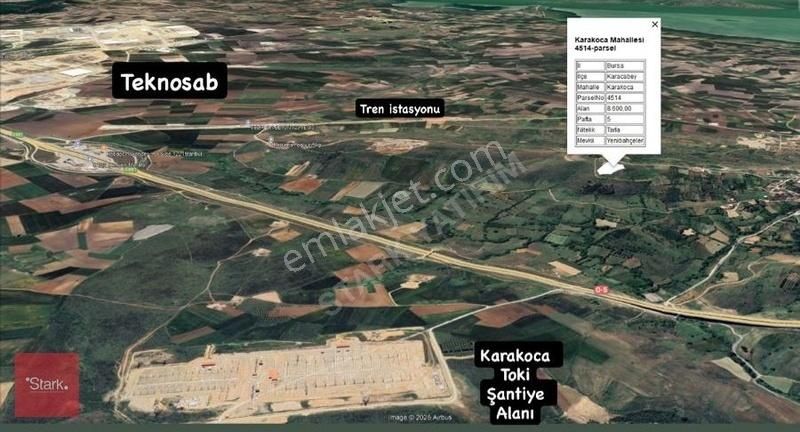 Karacabey Karakoca Toki Ve Göl Manzaralı Satılık Tarlalar - Görsel 8