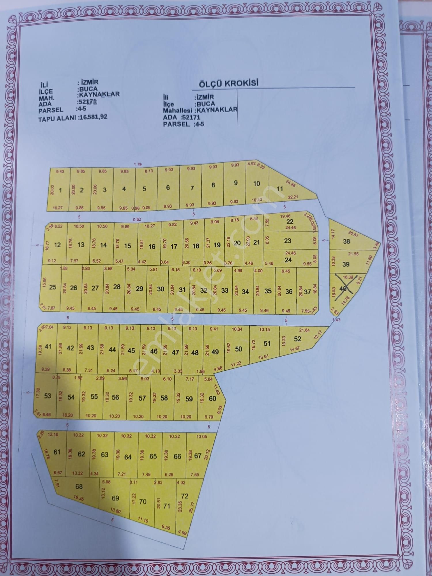 Buca Kaynaklar Söğüt Mah.de Uygun Fiyata Satılık Parsel - Görsel 4