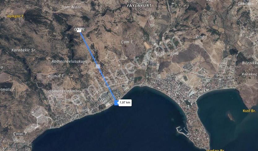 Dikili Çandarlı Koru Mah.de Satılık Tapulu Arsa - Görsel 3