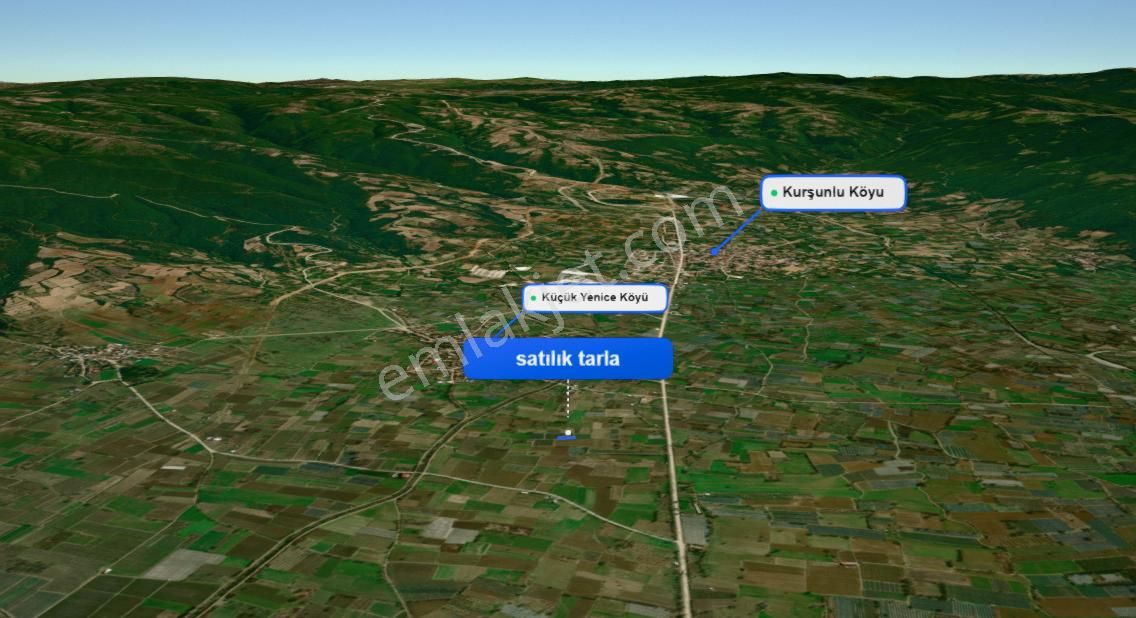 Roma' Dan Küçükyenice' De Satılık Tarla - Görsel 6