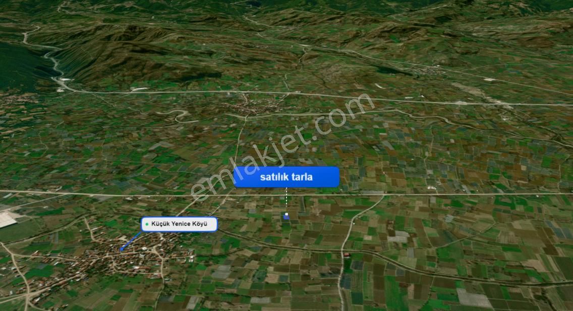 Roma' Dan Küçükyenice' De Satılık Tarla - Görsel 8