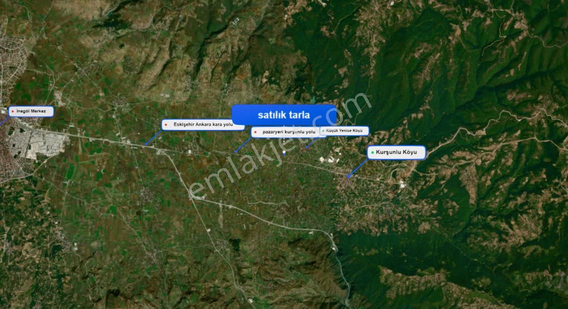 Roma' Dan Küçükyenice' De Satılık Tarla - Görsel 2