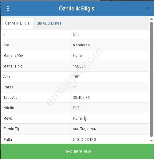 Menderes Küner Mah.de Uygun Fiyata Satılık 500m2 Parsel - Görsel 3