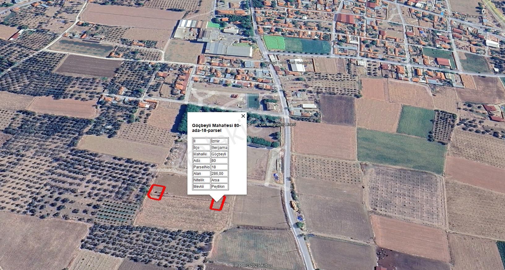 Komutan Emlaktan Bergama Göçbeylide Yatırımlık Arsa - Görsel 4