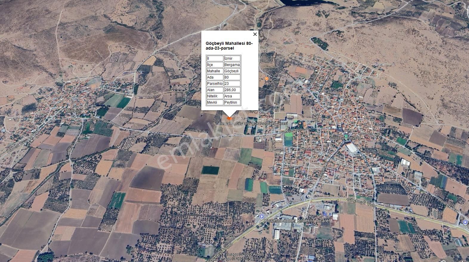 Komutan Emlaktan Bergama Göçbeylide Yatırımlık Arsa - Görsel 5