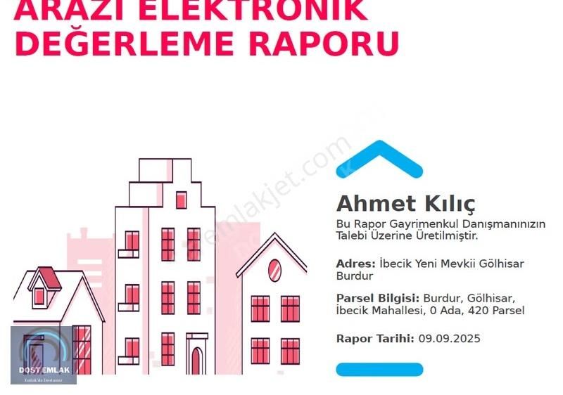 Gölhisar İbecikte Tek Tapu 5845 M² Tarla - Görsel 5