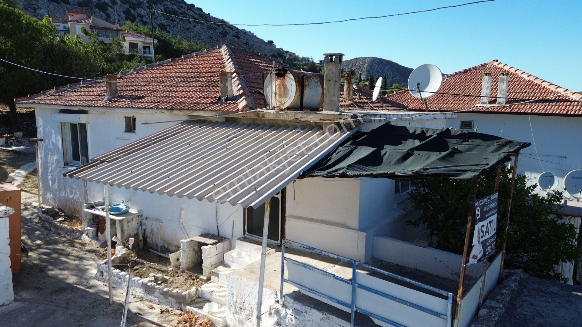 Karaburun Mordoğan Çatalkaya'da Kargir Ev Ve Arsası - Görsel 5
