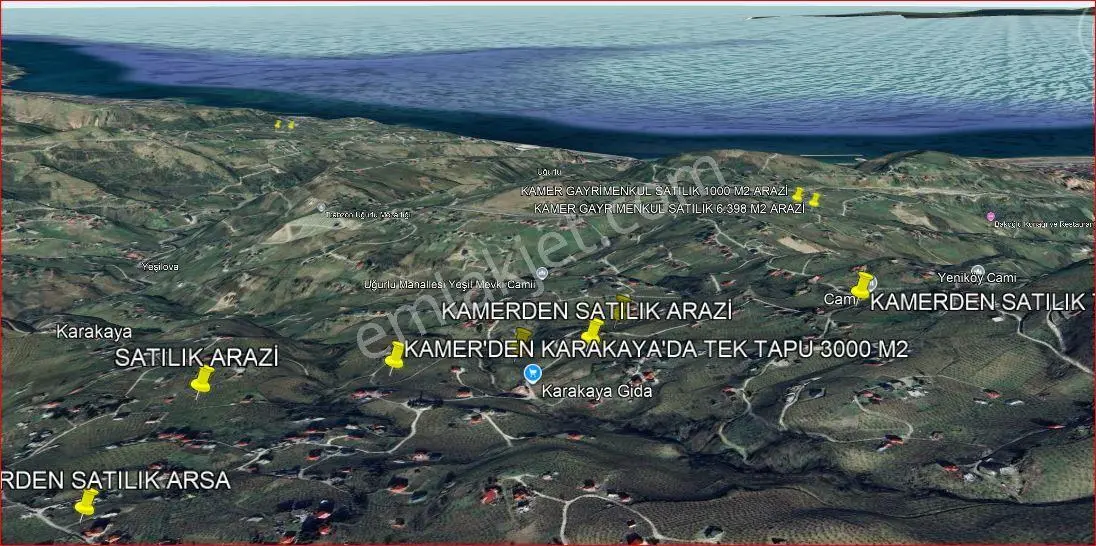 Trabzon,ortahisar,karakaya'da Satılık Tek Tapu 3 Dönüm Arazi(açıklamayı Okuyunuz) - Görsel 3