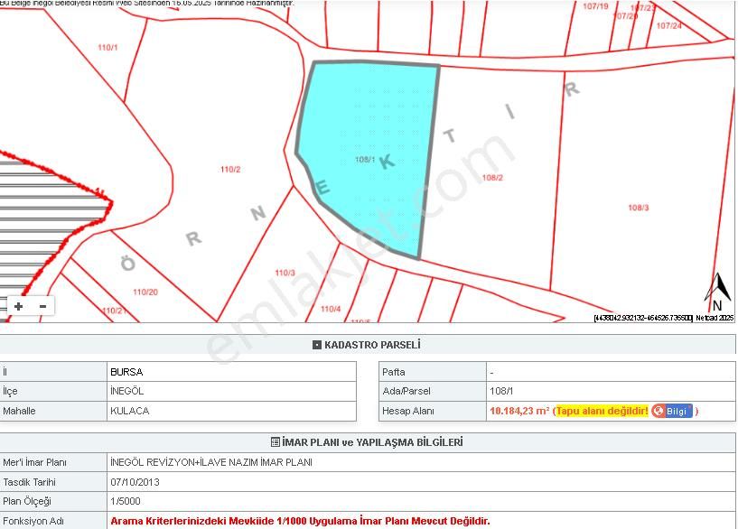 Akbaşlar Emlak & Gayrimenkul Güvencesiyle – Satılık Tarla - Görsel 11