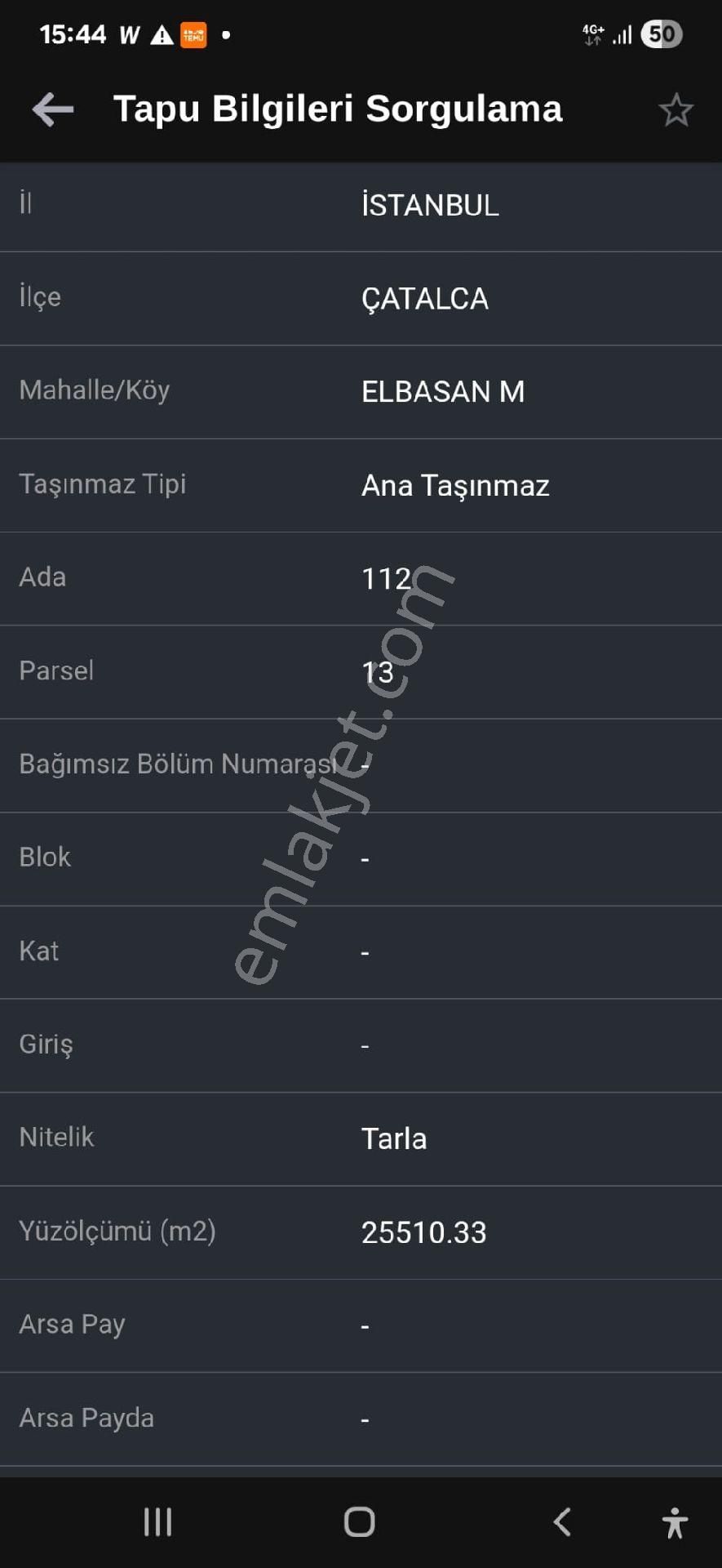 Elbasanda Sahibinden Satılık