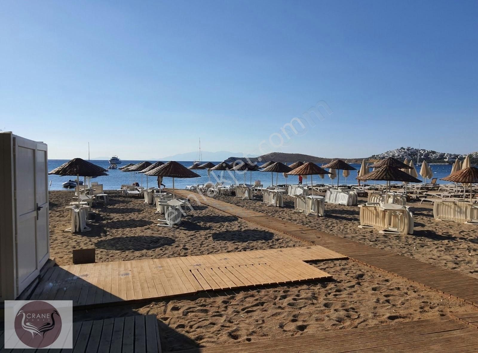 Yalıkavak Geriş'te Deniz Manzaralı Bahçeli Plajlı Sitede - Görsel 16