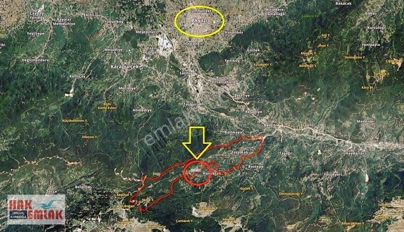 Hak Emlaktan Sakarya Akyazı Taşyatak Mah. Satılık 56.740m² Bahçe - Görsel 3
