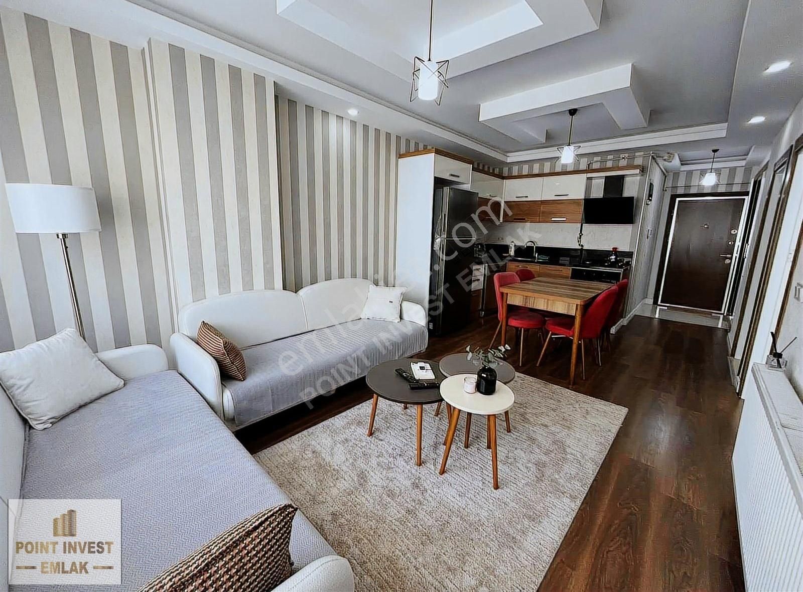 Poınt İnvest'ten Satılık Lüxs Site İçin'de Ara Katta 1+1 Daire