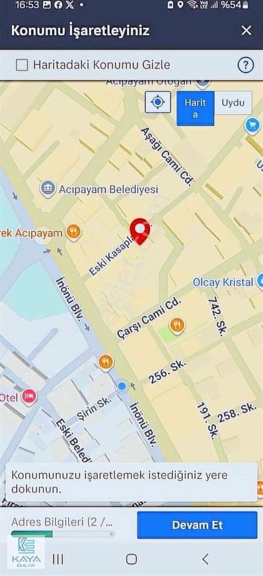 Kaya Emlak'dan Acıpayam Çarşı Merkezinde Satılık Dubleks - Görsel 5