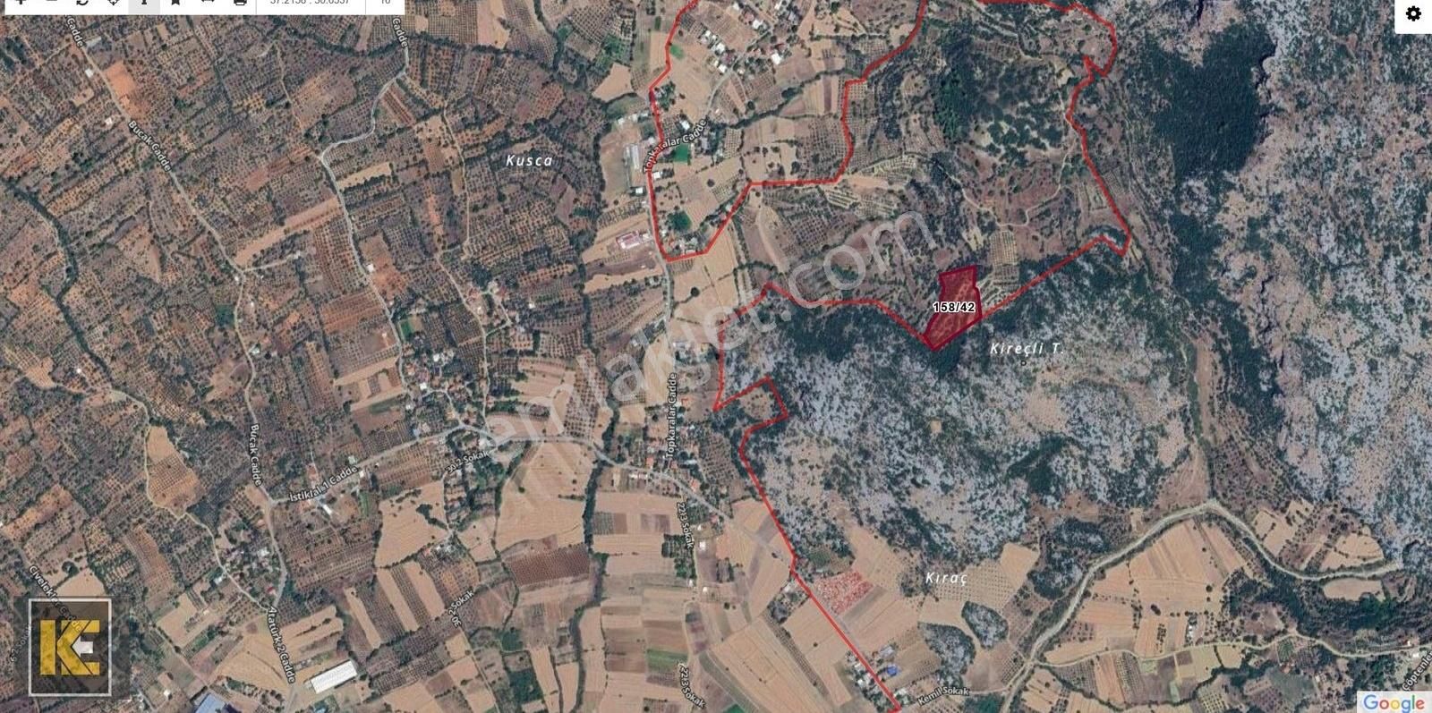 Kaan'dan...karaveliler'de 9.525m2 Zeytin Bahçesi Tek Tapulu... - Görsel 3