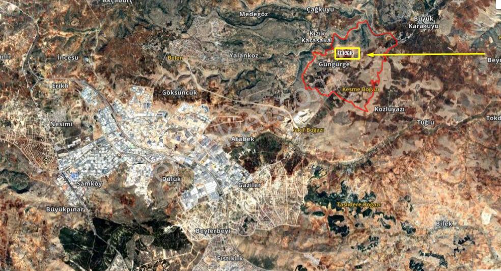 Arevar B.c.'den Güngürge'de İki Taraflı Yola Cepheli Satılık Arazi - Görsel 2