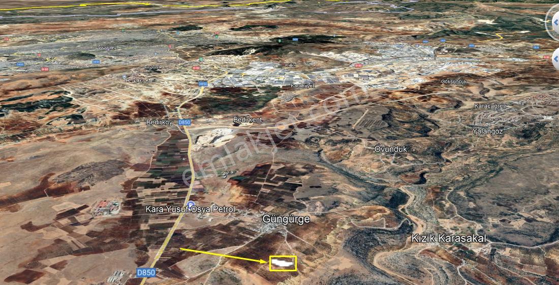 Arevar B.c.'den Güngürge'de İki Taraflı Yola Cepheli Satılık Arazi - Görsel 6