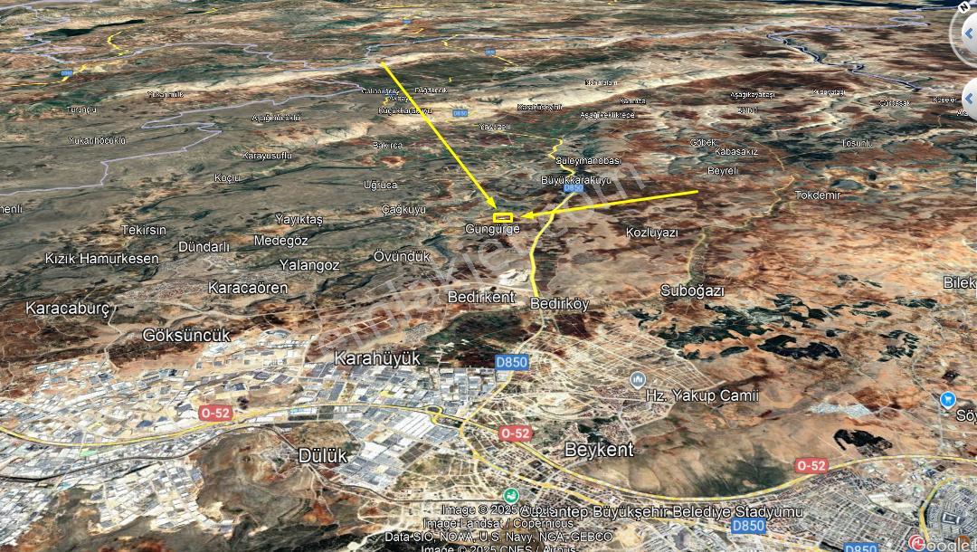 Arevar B.c.'den Güngürge'de İki Taraflı Yola Cepheli Satılık Arazi - Görsel 7