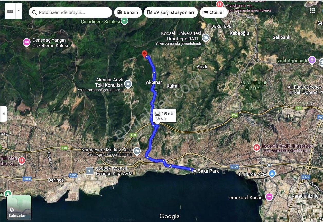 Kocaeli İzmit Akpınar'da 9400 M2 Şehre Yakın Satılık Tarla - Görsel 8
