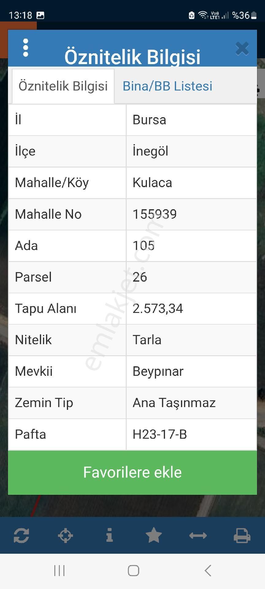 Kulacada Acil Satılık Tarla - Görsel 2