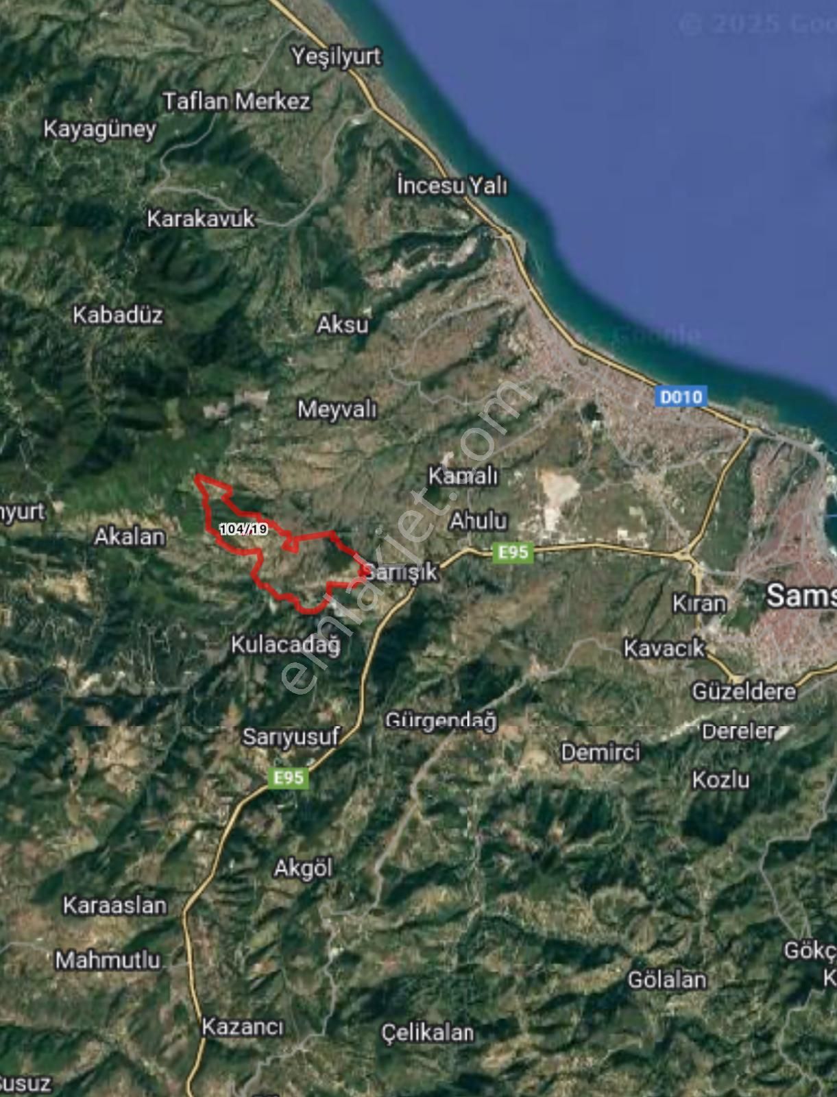 Samsun Atakum Çatmaoluk'ta 12.138 M2 Satlık Yatırımlık Tarla - Görsel 3