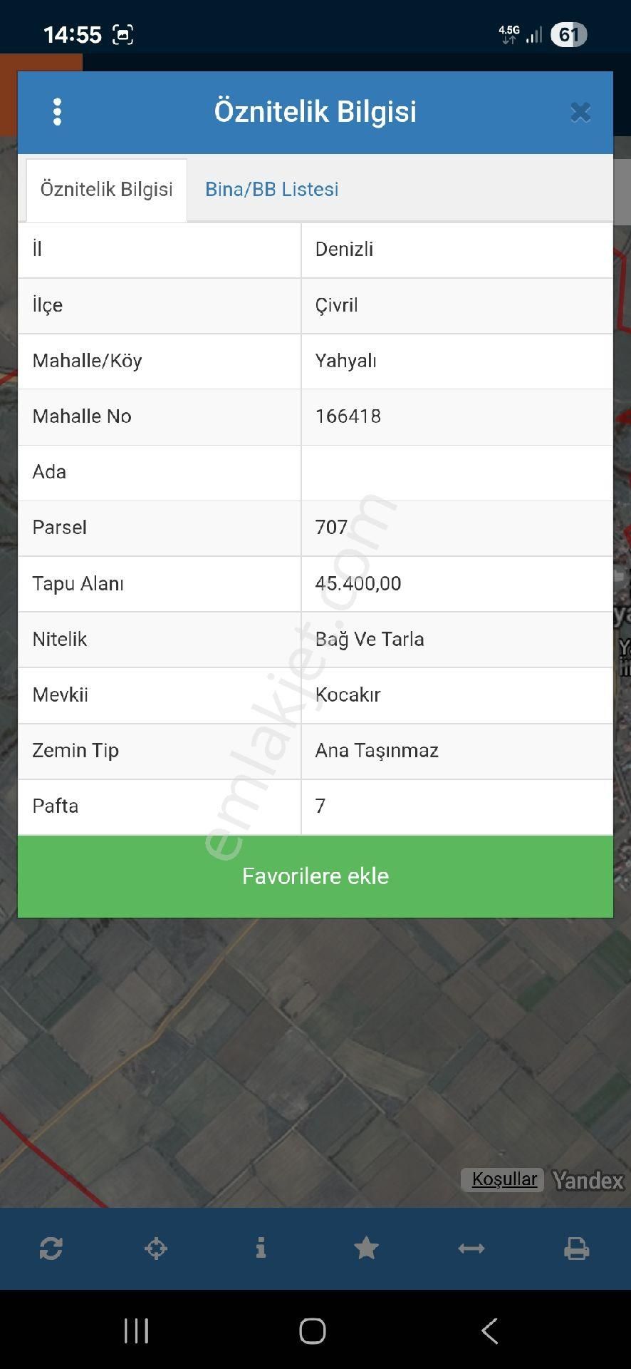 Çivril Yahyallı Mah. 45400 Metrekare Satılık Tarla - Görsel 6