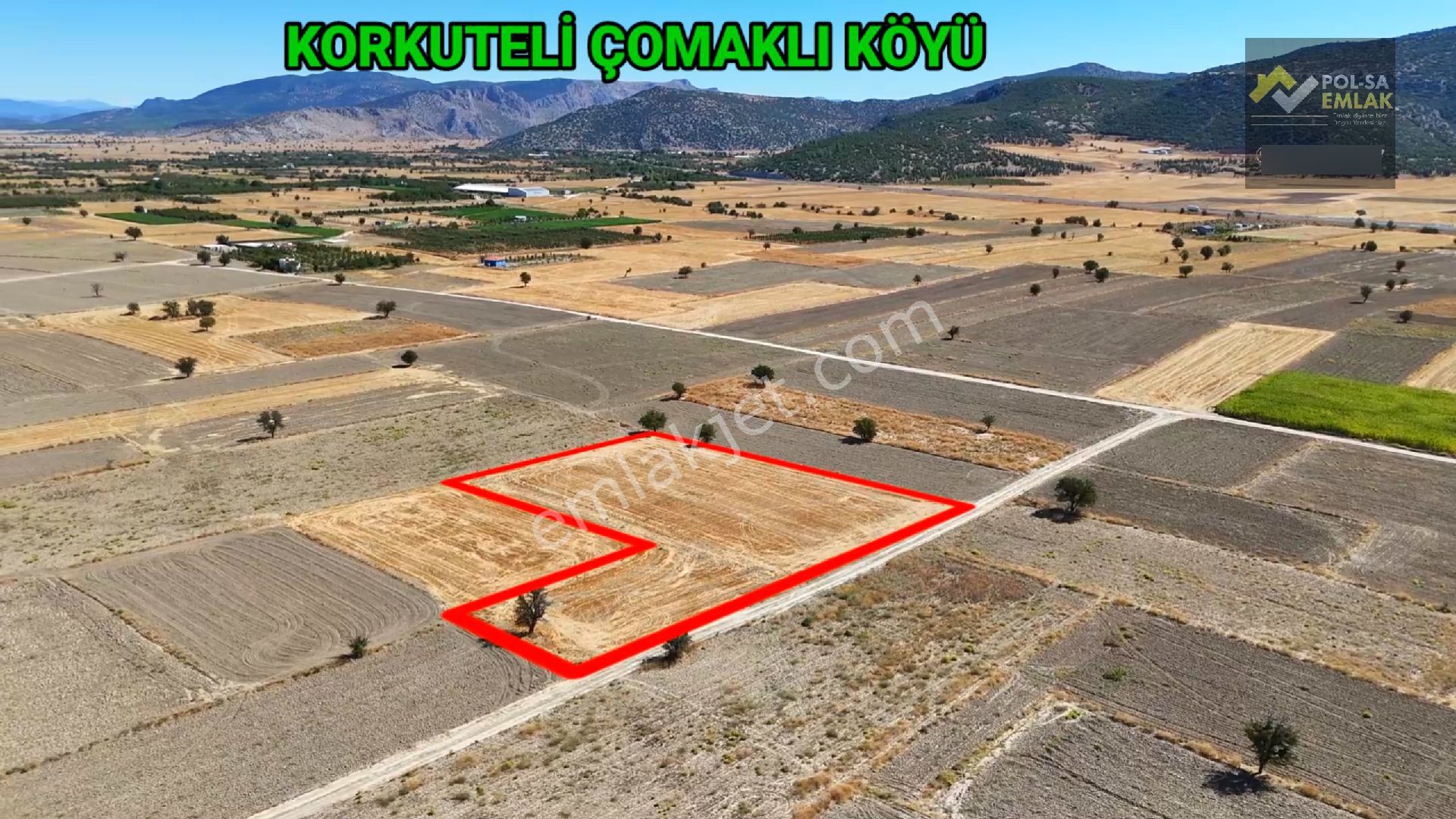 ✅korkuteli✅çomaklı Da ✅satılık 5.018m2 Tarla✅resmi Yolu Var - Görsel 7