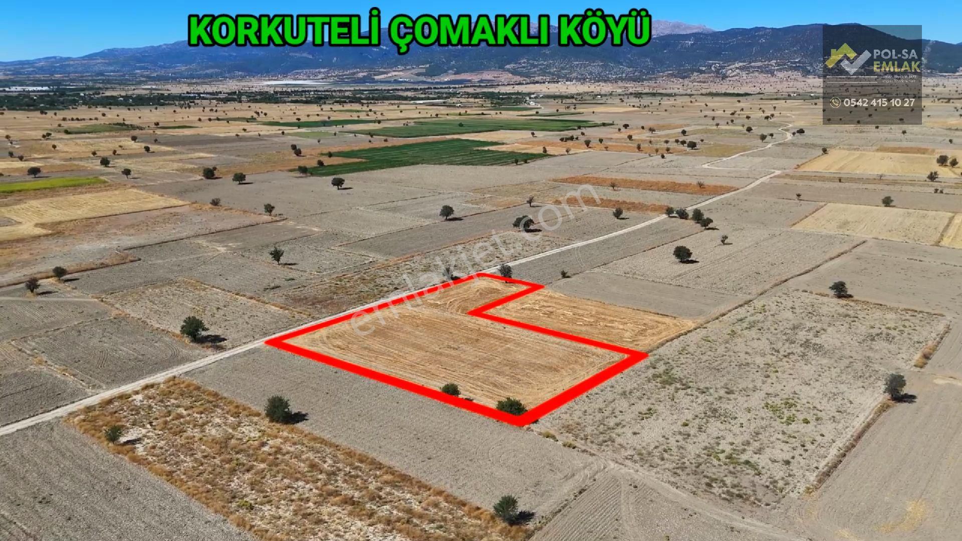✅korkuteli✅çomaklı Da ✅satılık 5.018m2 Tarla✅resmi Yolu Var - Görsel 4