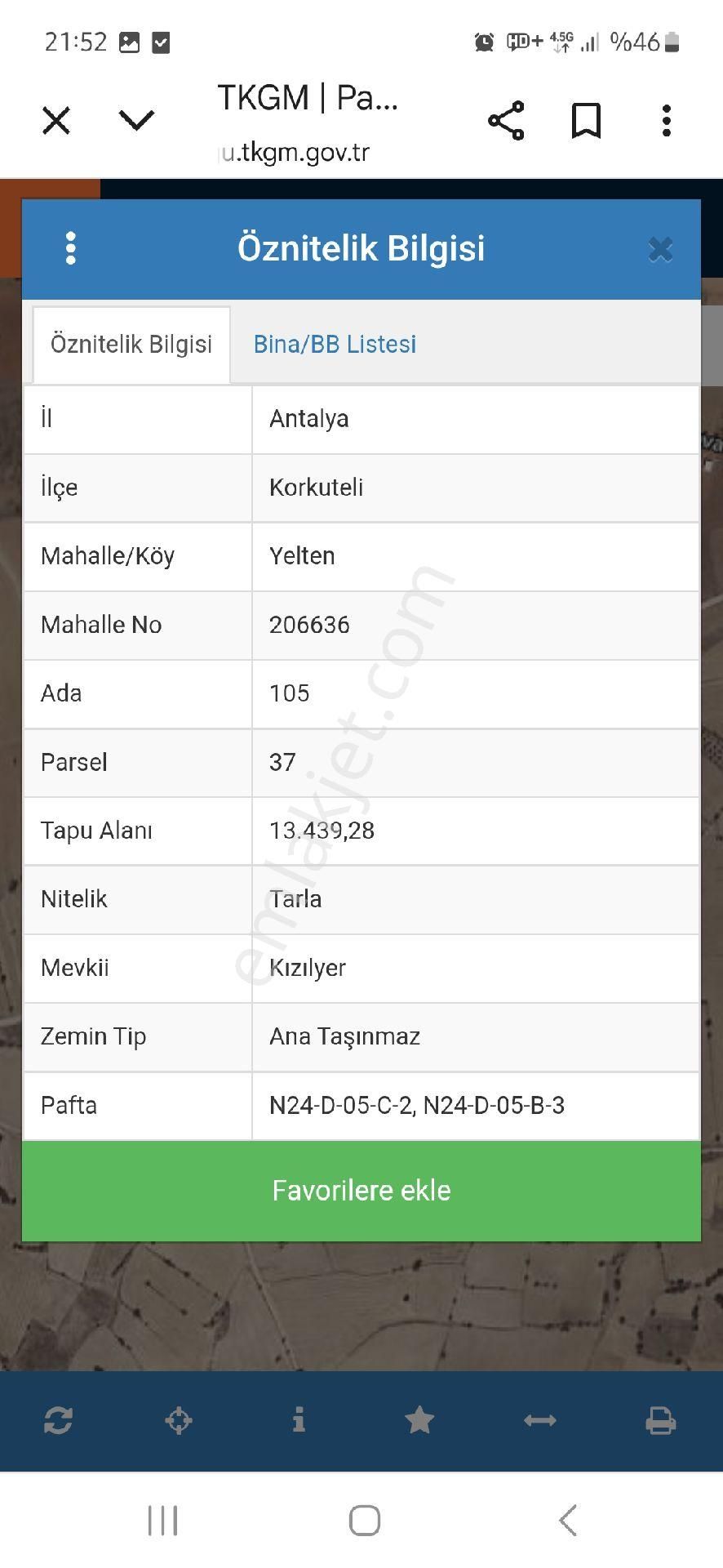 Antalya Korkuteli Yelten Satılık - Görsel 3