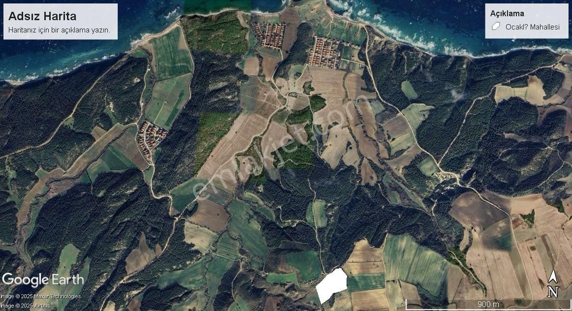 Gelibolu Ocaklı 4 Tapu 24293 M2 Deniz Manzaralı Arazi - Görsel 3