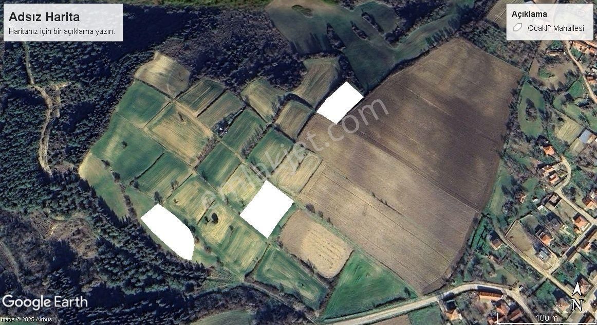 Gelibolu Ocaklı 4 Tapu 24293 M2 Deniz Manzaralı Arazi - Görsel 12