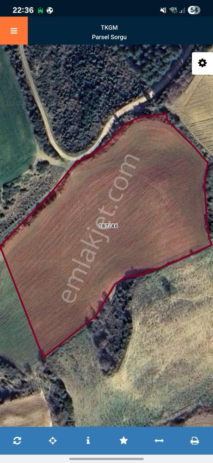 Gelibolu Ocaklı 4 Tapu 24293 M2 Deniz Manzaralı Arazi - Görsel 6